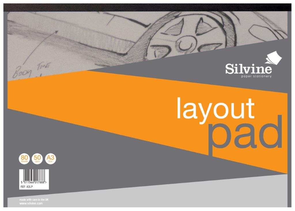 SILVINE PROF A3 LAYOUT PAD (A3LP)