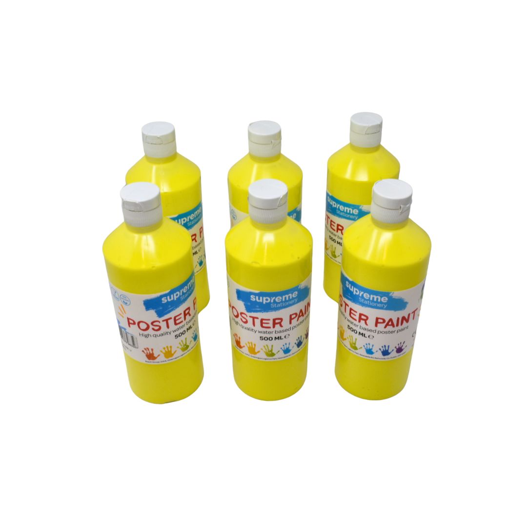 SUPREME 500ML POSTER PAINT L YLW (PP-Y)
