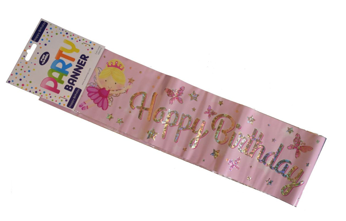 BIRTHDAY BANNER PRINCESS (6837-PRI-4)