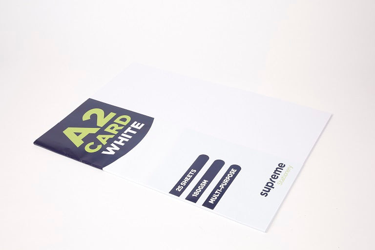 CARD A2 WHITE 25PK 180GSM (WC-4492)