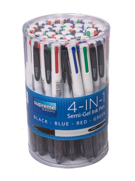 SEMI GEL PEN 4IN1 TUB (4C-5481)