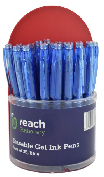 PENS GEL ERASABLE BLUE (86108)
