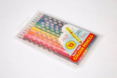 EASY GRIP COLOUR PENCILS 12PC (CP-7417)