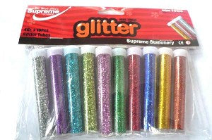 GLITTER TUBES 4G 10PK ASST (GT-1212)