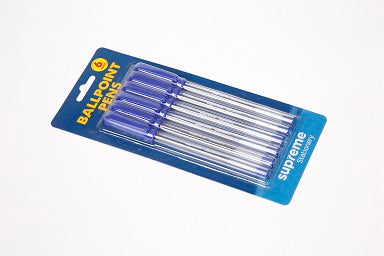 BALL PENS BLUE 6PK (BP-4064)