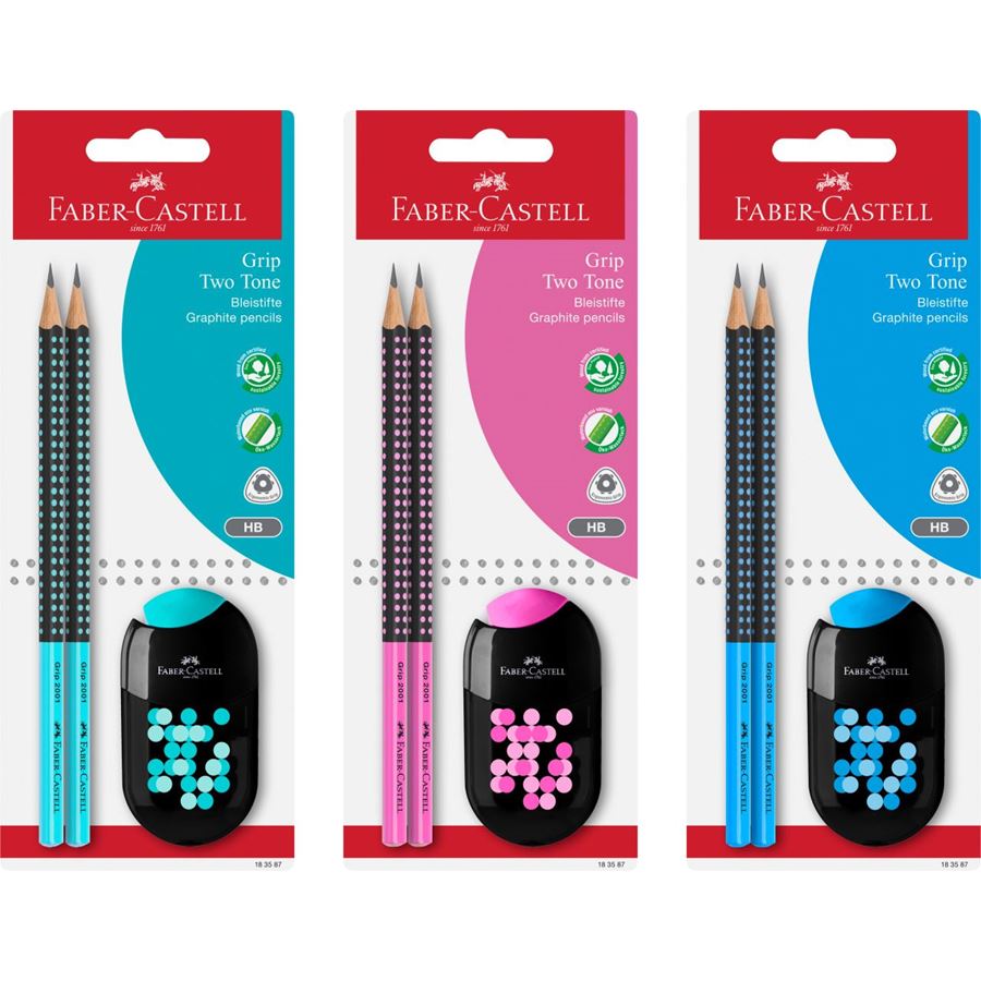 FABER CASTEL 2TONE PENCIL SH/ER (183587)
