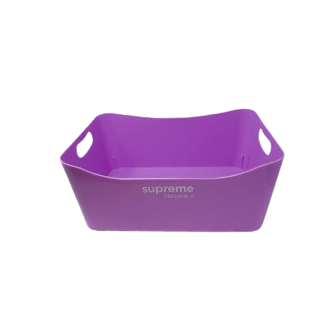 DESK STORAGE BASKET PURPLE (BSK-1763)