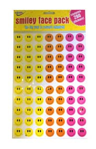 REWARD STICKERS SMILEY FACES (SM-3675)