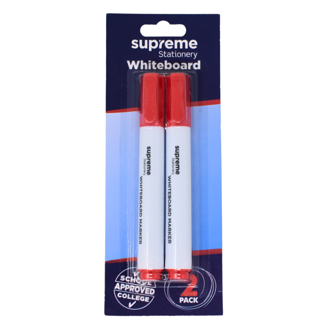 WHITEBOARD MARKER 2PK RED (WB-5143)