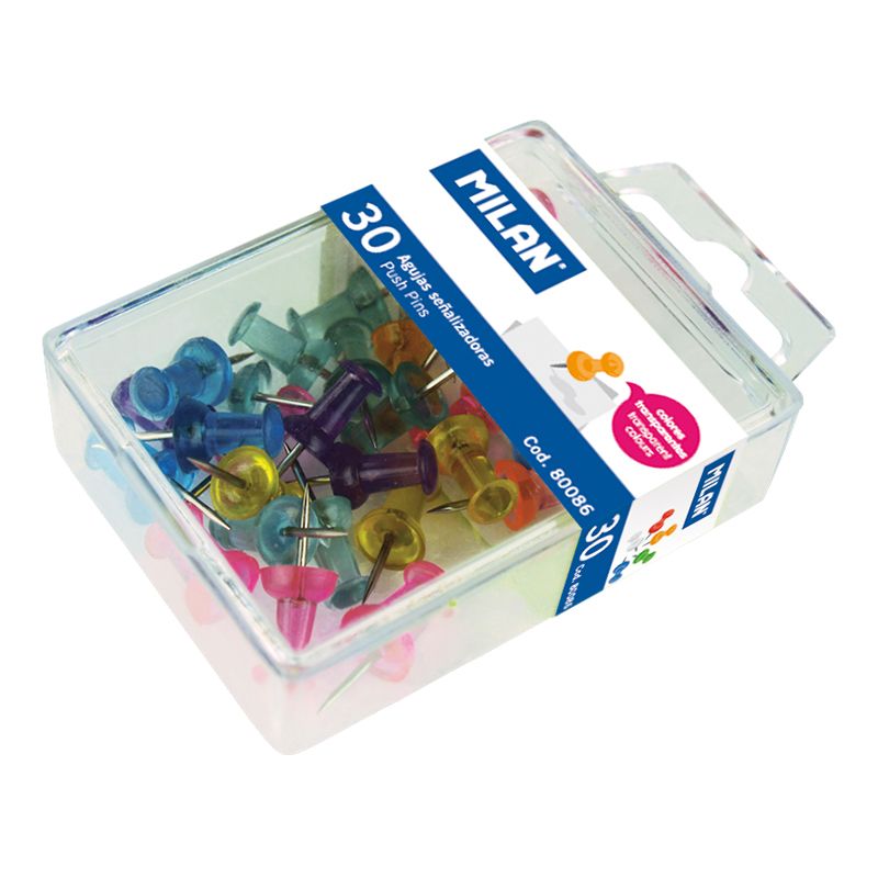 0 PUSH PINS COLOURED (80086)