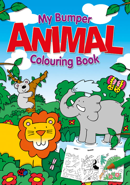 ANIMAL JUMBO COLOURING BOOK (070/ANJC)