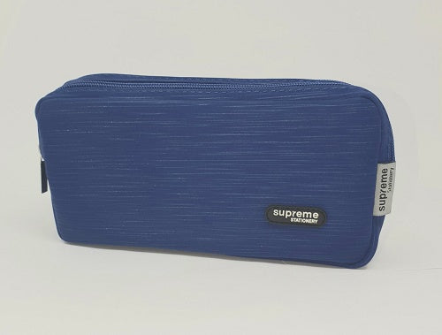 DOUBLE PENCIL CASE BLUE (PC-0049)