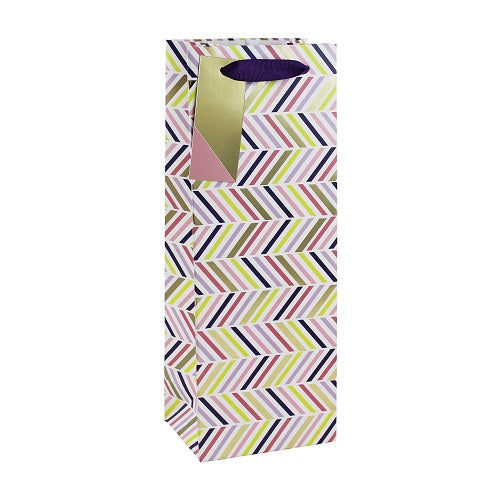 GIFT BAG FEM CHEVRON BOTTLE (29850-4CC)