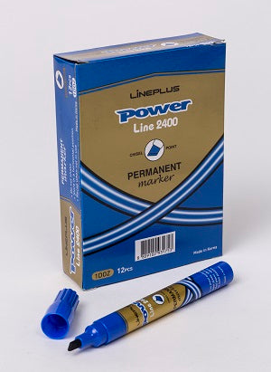 PERMANENT MARKERS BLUE CHISEL (2400BL)