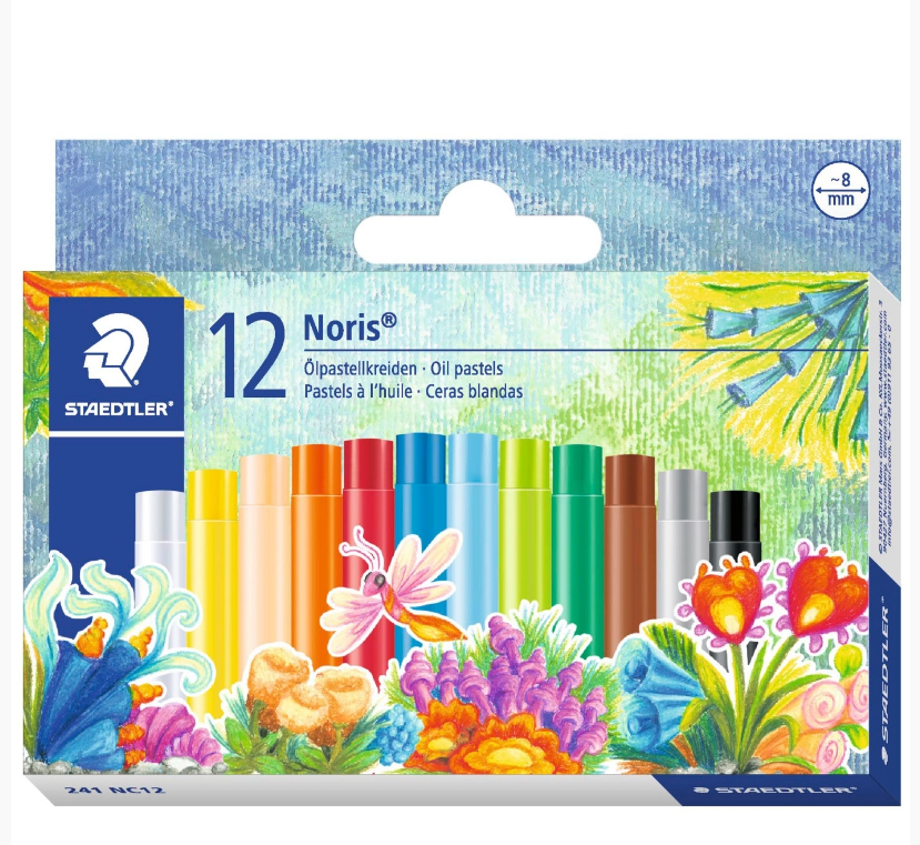 STAEDTLER 12 JUMBO OIL PASTELS (243NC12)