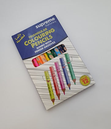 JUMBO COLOUR PENCIL LEFT 12PC (CP-2603)