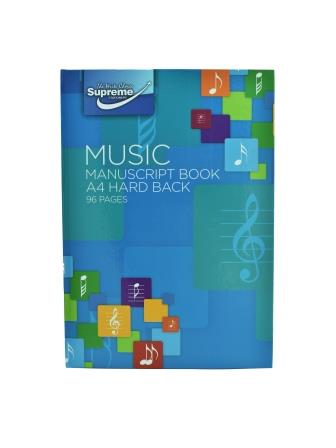 MANUSCRIPT MUSIC HARDBACK A4 (HB-3893)