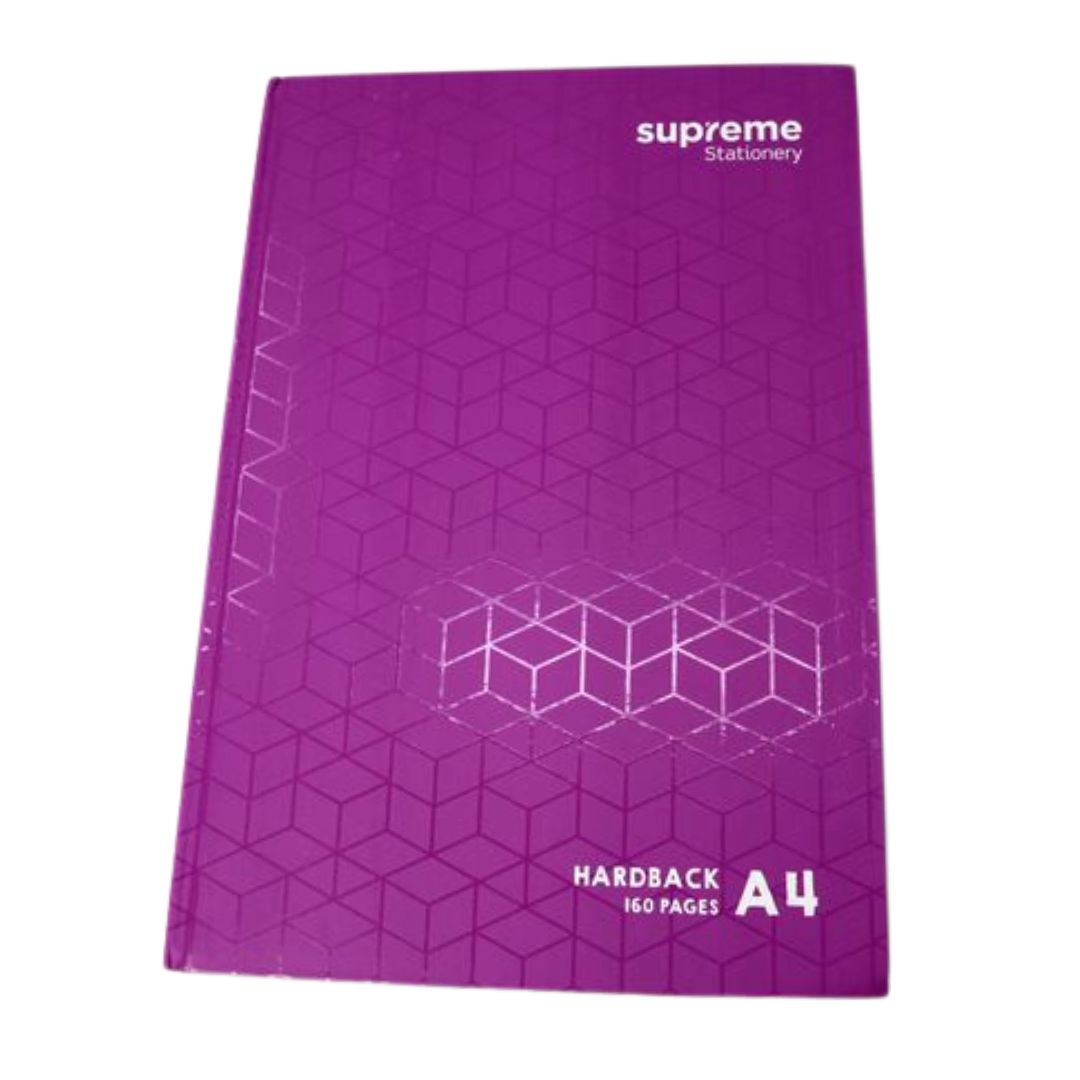 HARDBACK GEO A4 160PG PURPLE (HB-3910)