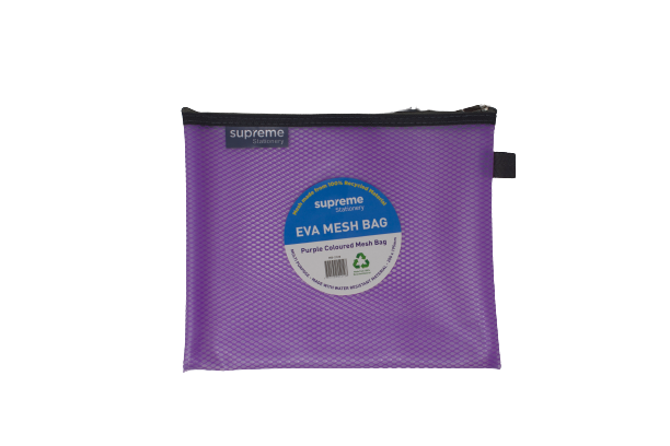 MESH BAG RECYCLE EVA A5 PURPLE (MB-2128)