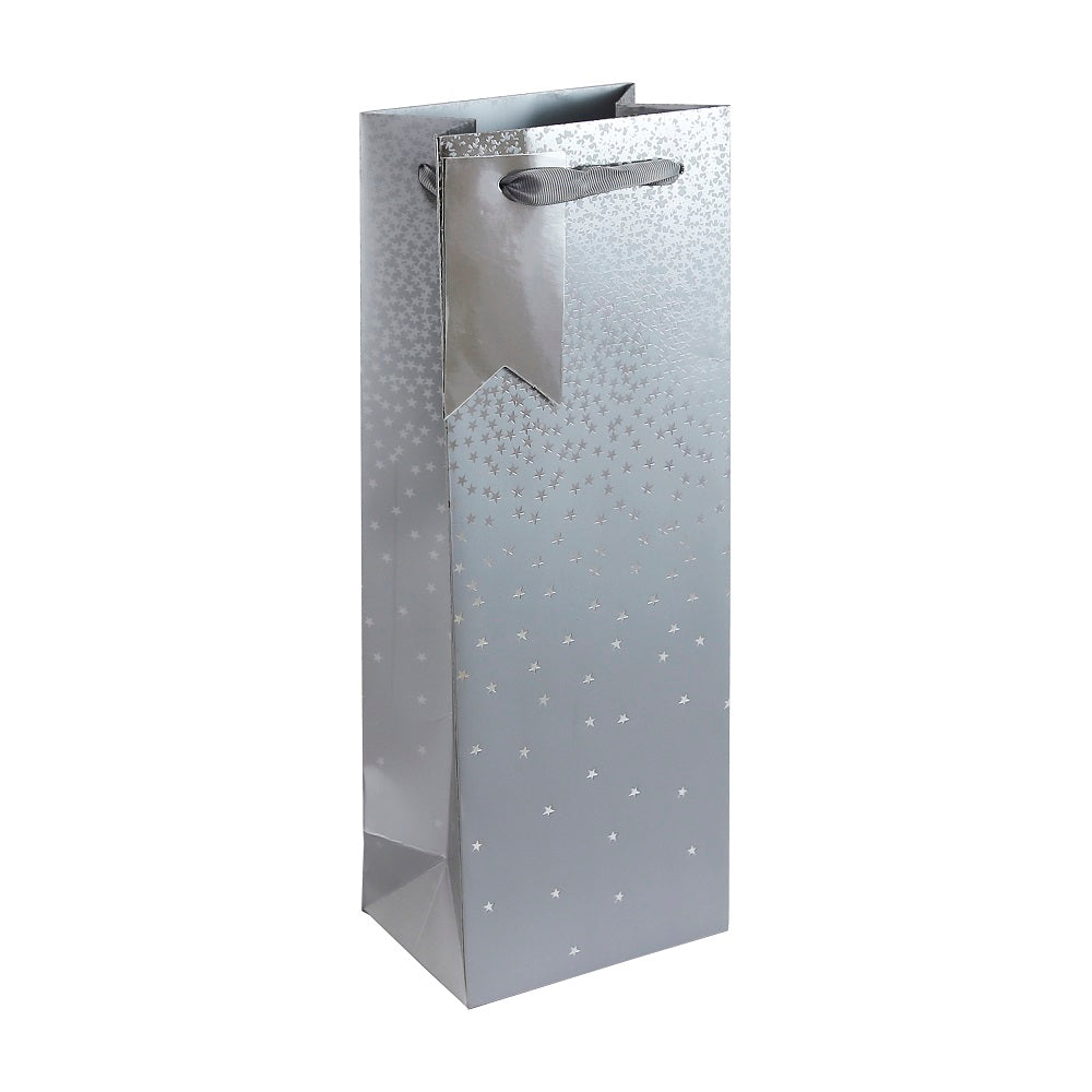 GIFT BAG SILVER OMBRE BOTTLE (30864-4C)