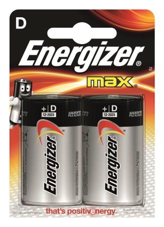 ENERGIZER BATTERY MAX D 2PK (10457)