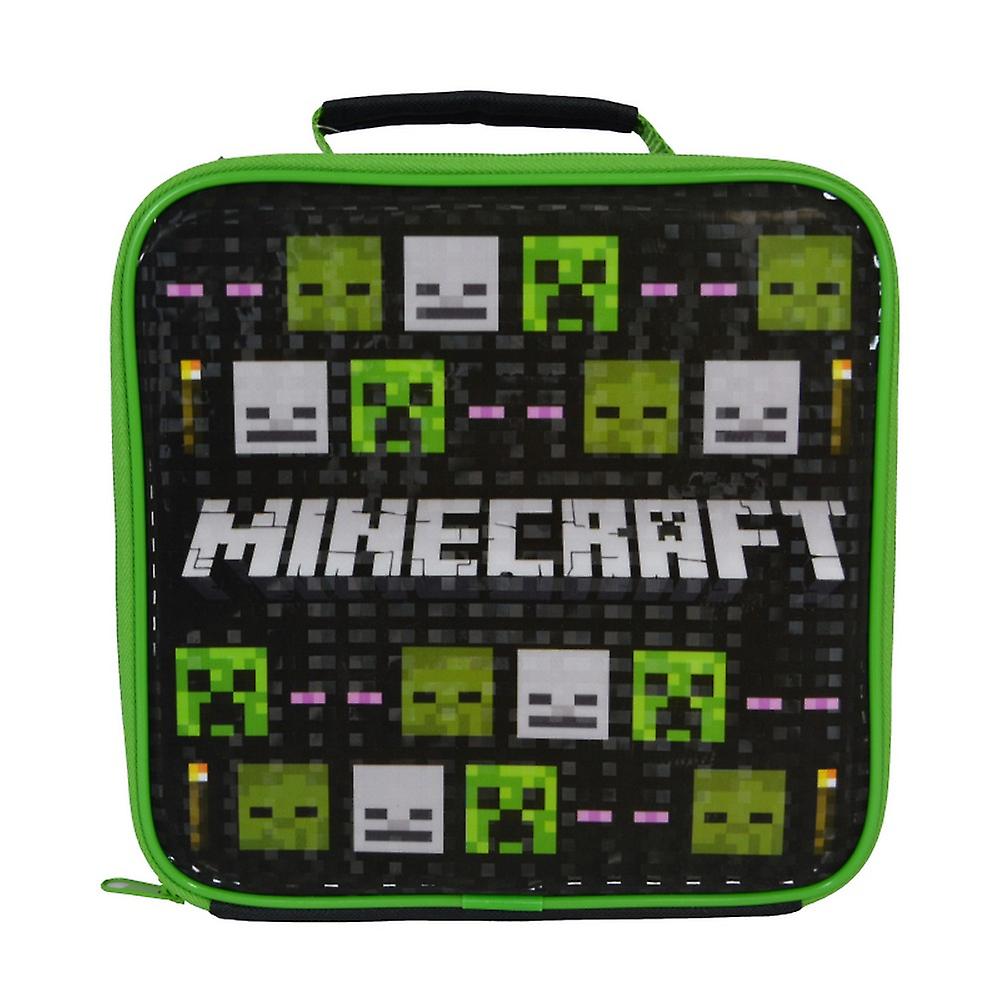 MINECRAFT LUNCHBAGBLACK (91368ASD)