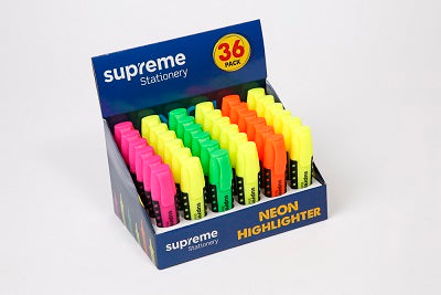 HIGHLIGHTER DISPLAY 36PK ASST (HL-4095)