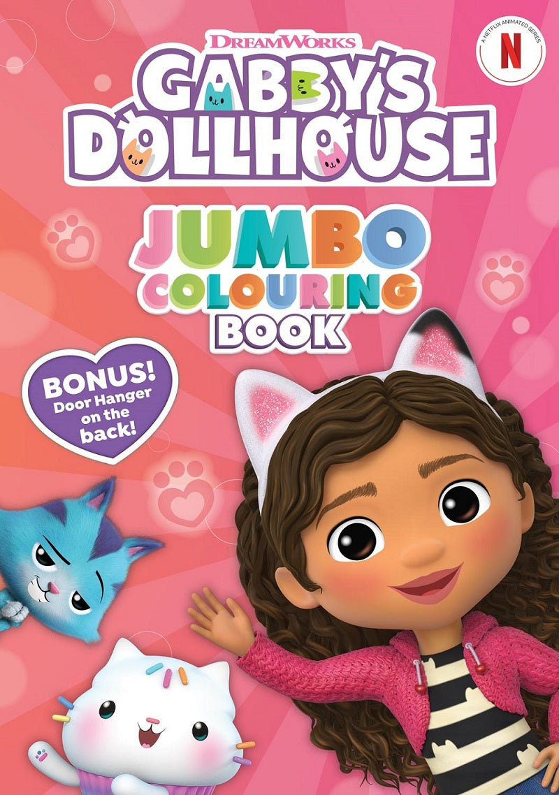 GABBYS DOLLHOUSE JMBO COL BK (3543/GDJC)