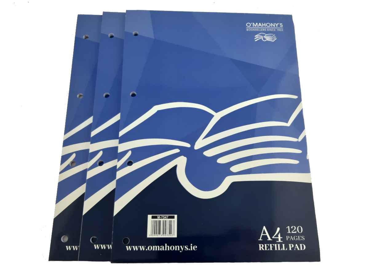 OMAHONYS TOP REFILL PAD A4 120P (M-7547)