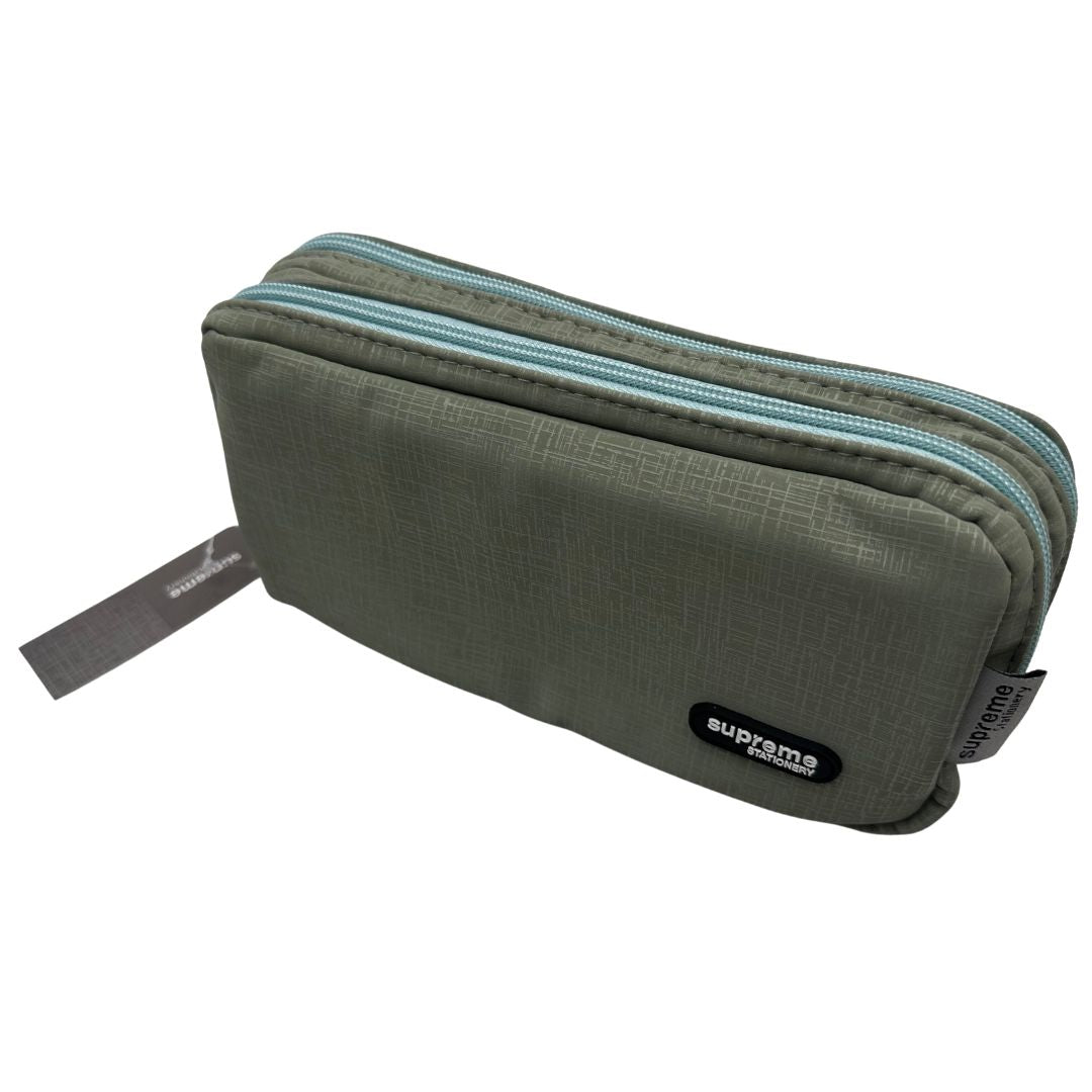 DOUBLE PENCIL CASE GREEN (PC-0902)