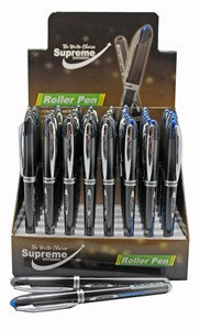 ROLLER PENS BLUE/BLACK DISPLAY (PV-200)