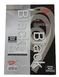 CARD A2 BLACK 20PK (SR-7751)