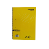 VISUAL AID A4 SPIRAL 140PG YLW (VA-5536)