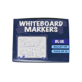 WHITEBOARD MARKER BLUE BOX12 (WB-9639)