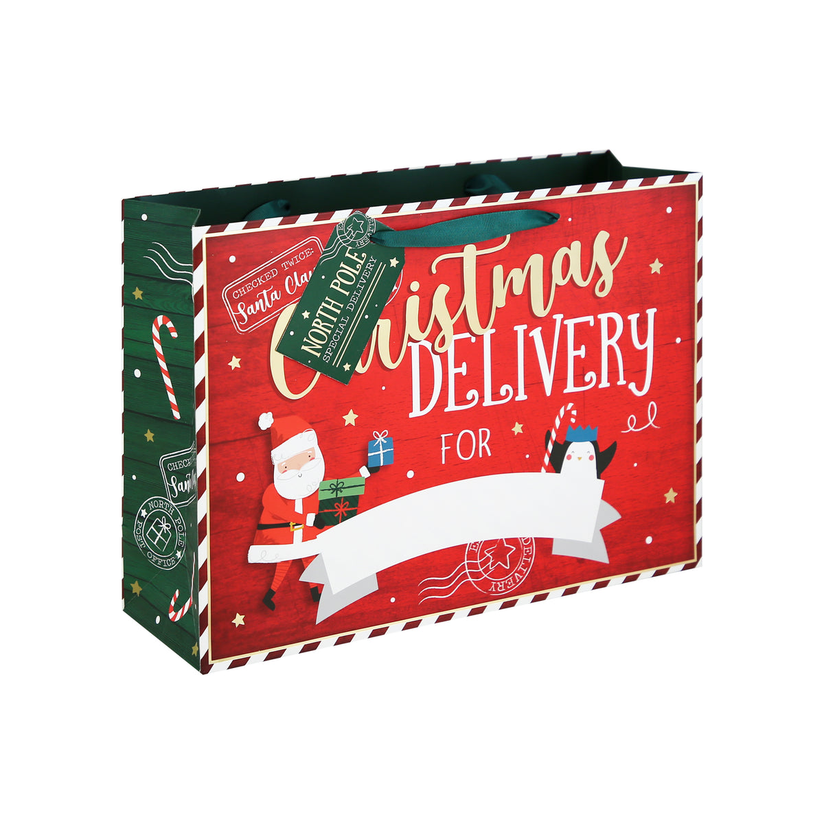 GIFTBAG XMAS DELIVERY SHOP (X-37394-6C)