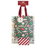 XMAS 3PK ASTD BTL S M BAGS (X-37514-3PC)