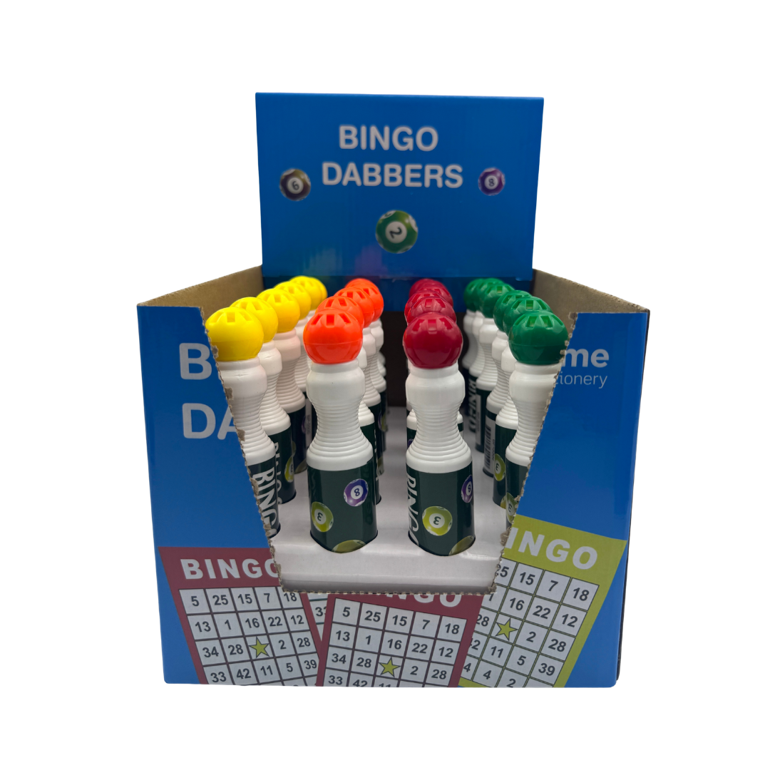 BINGO MARKERS CDU 24 MIX COL (BP-5550)