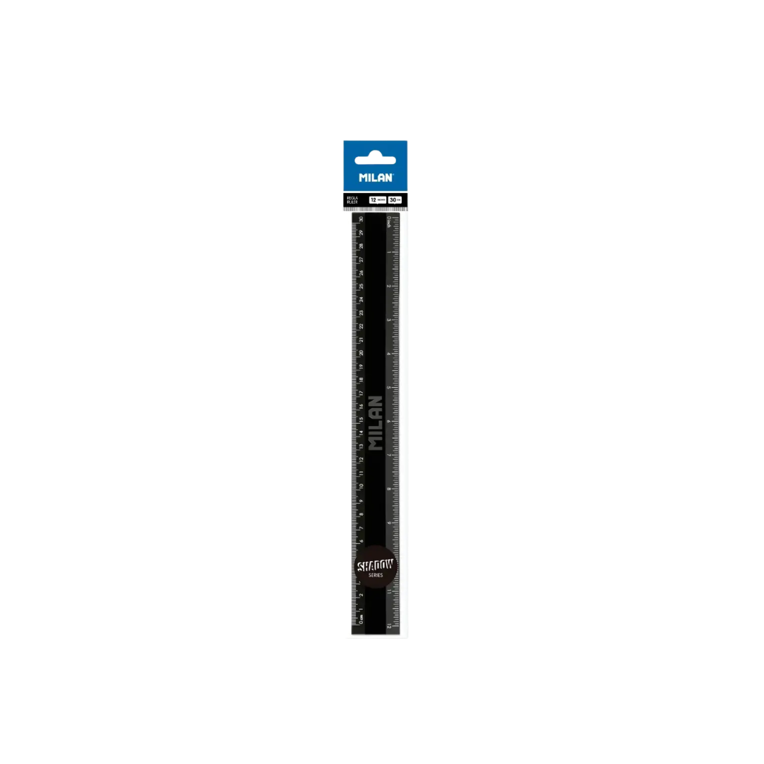 MILAN FLEXI 30CM RULER BLACK (353801DWZ)