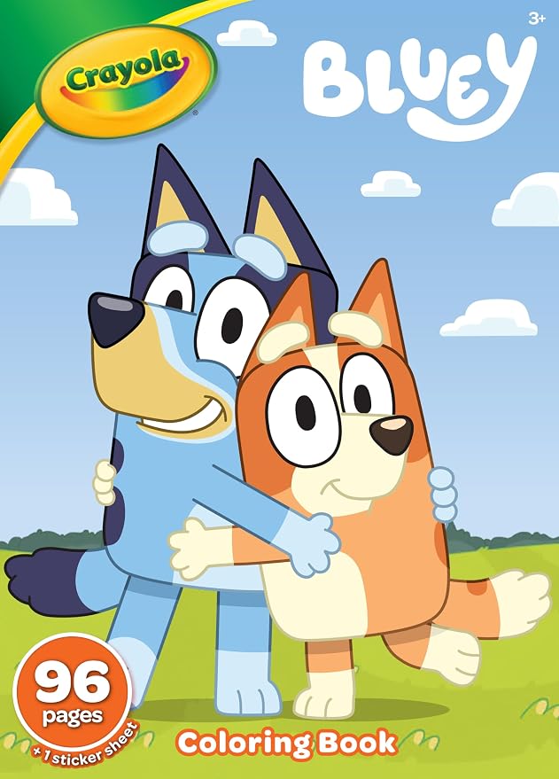 CRAYOLA BLUEY COL BOOK 96PG (C012228)