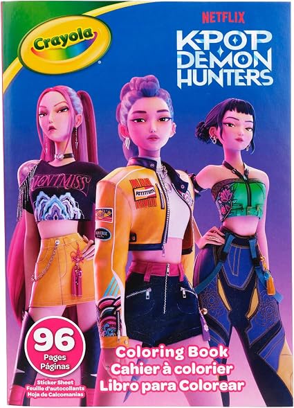 CRAYOLA KPOP DH COL BOOK 96PG (C013341)
