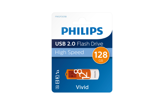 PHILIPS VIVID USB STICK 128G (FM12FD05B)