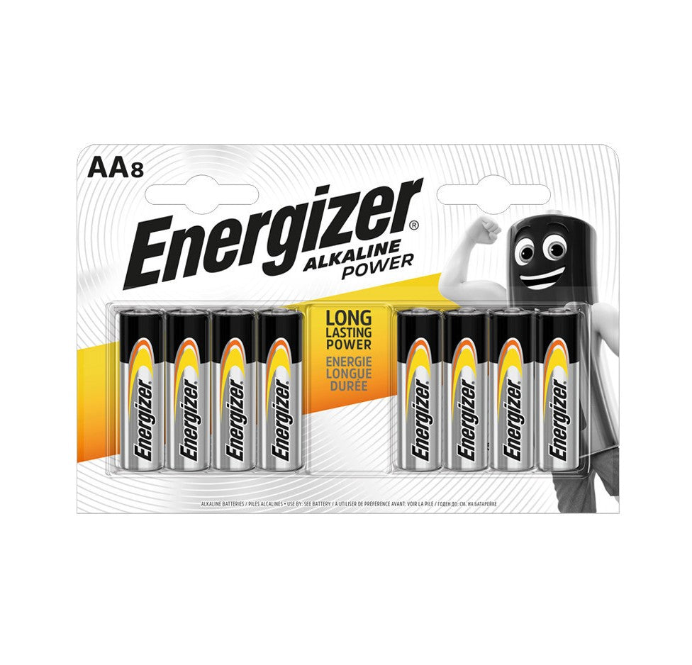 ENERGIZER ALK POWER AA BL8 (ENERLR6BALK)