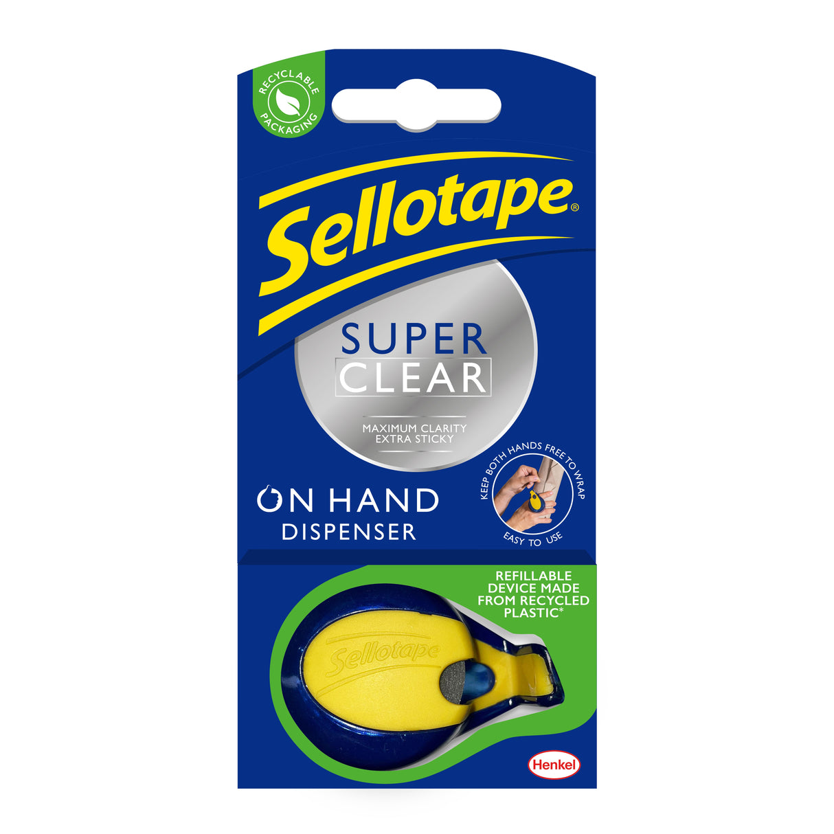 SELLOTAPE ON HAND DIS 18MMX15M (2902006)