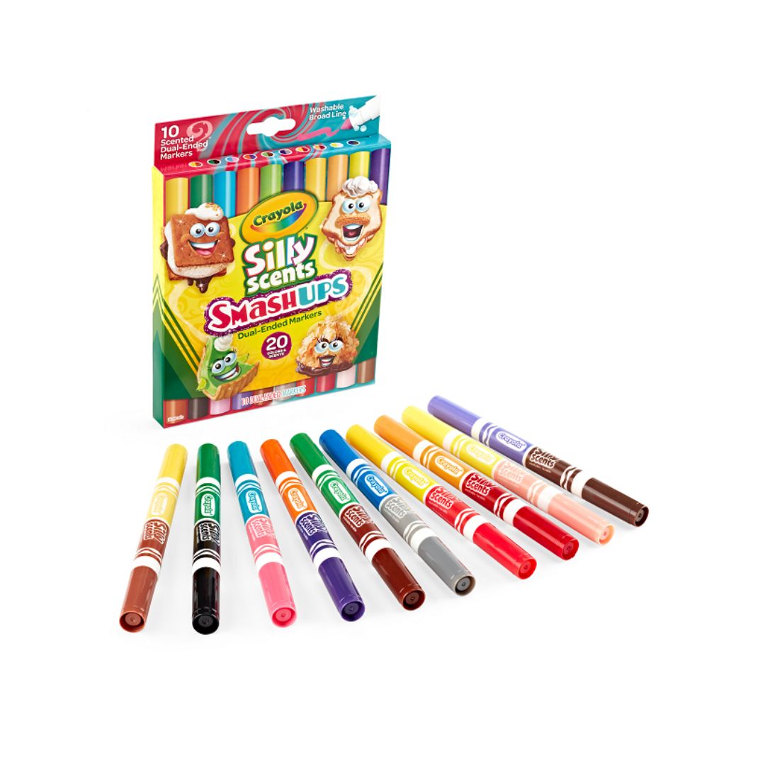 CRAYOLA 10 SILLY SCENT MARKERS (930364)